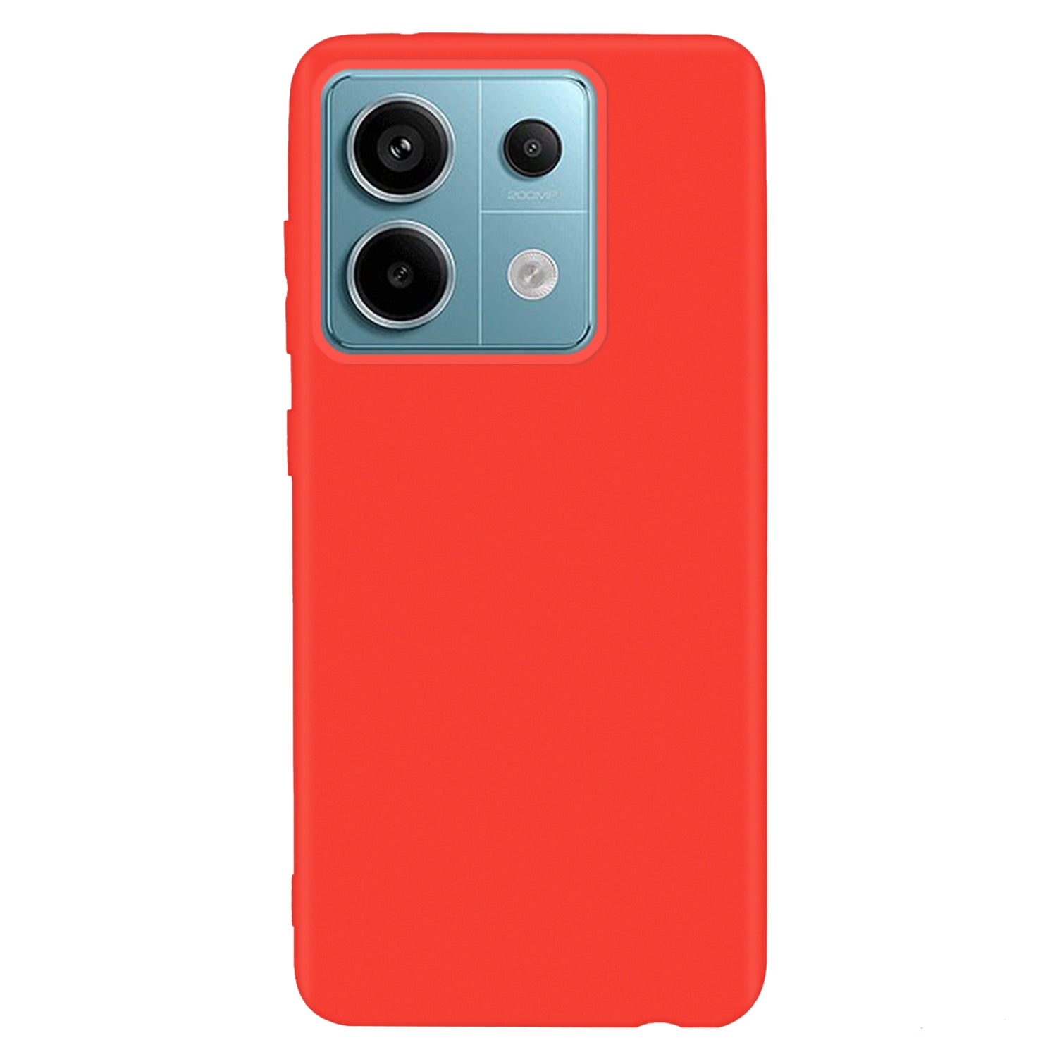 For Xiaomi Redmi Note 13 5G TPU Case Solid Color Anti-fingerprint Matte Back Cover