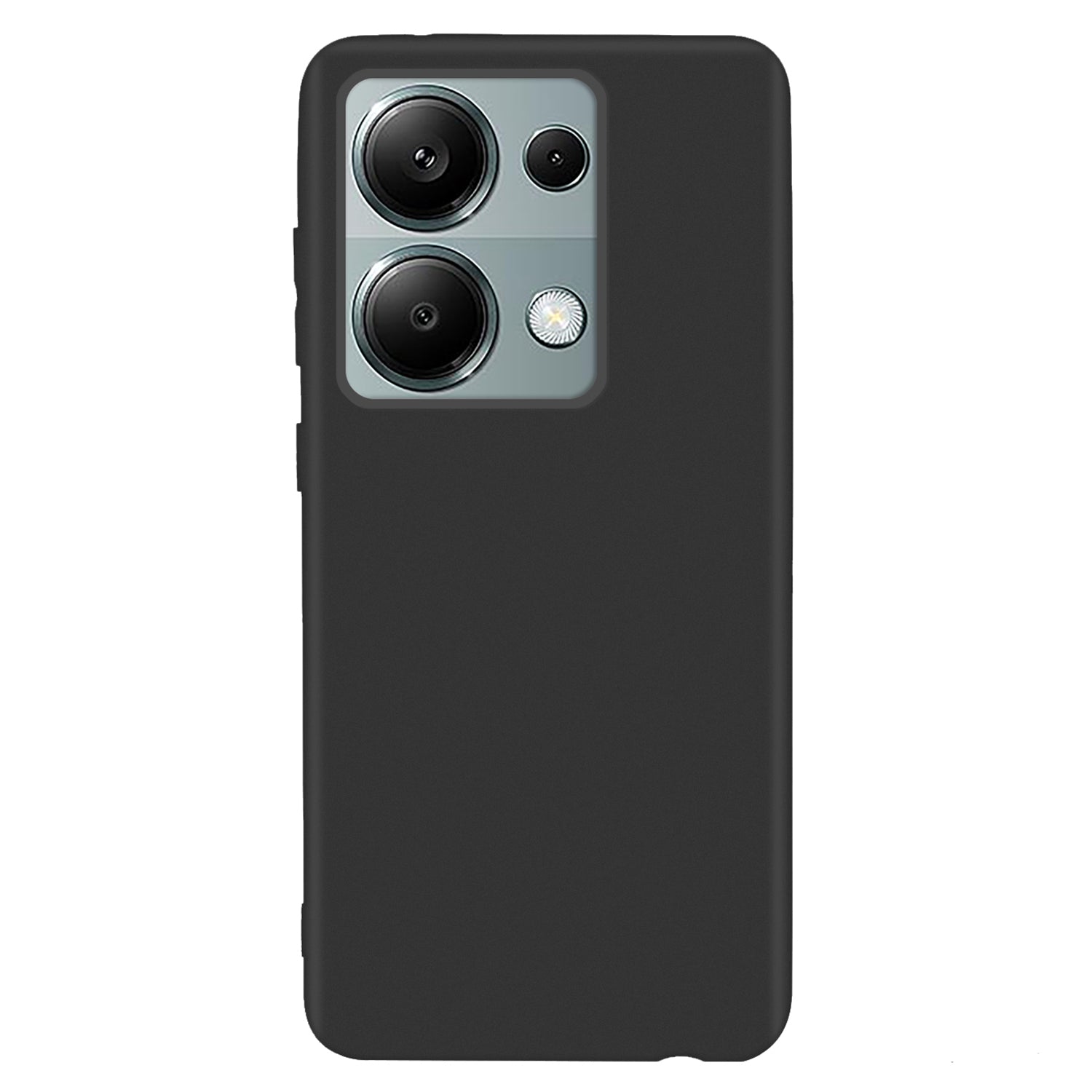 For Xiaomi Redmi Note 13 Pro 4G / Poco M6 Pro 4G Anti-fingerprint TPU Case Matte Cell Phone Cover