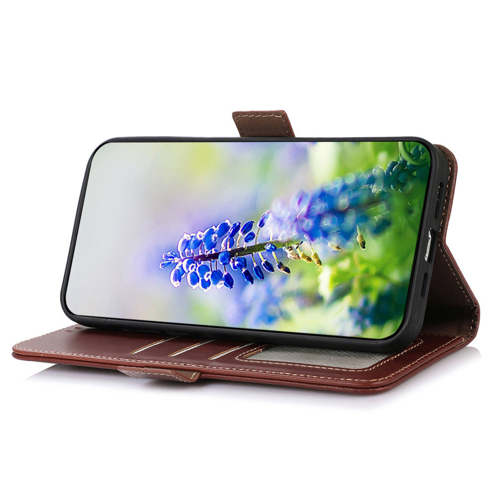 For OnePlus Nord CE4 5G / Ace 3V 5G Case Crazy Horse Texture Genuine Cow Leather Wallet Phone Cover