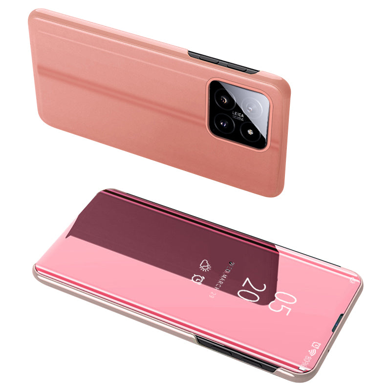 For Xiaomi 14 Pro Case Shockproof Stand Phone Cover with View Window Design