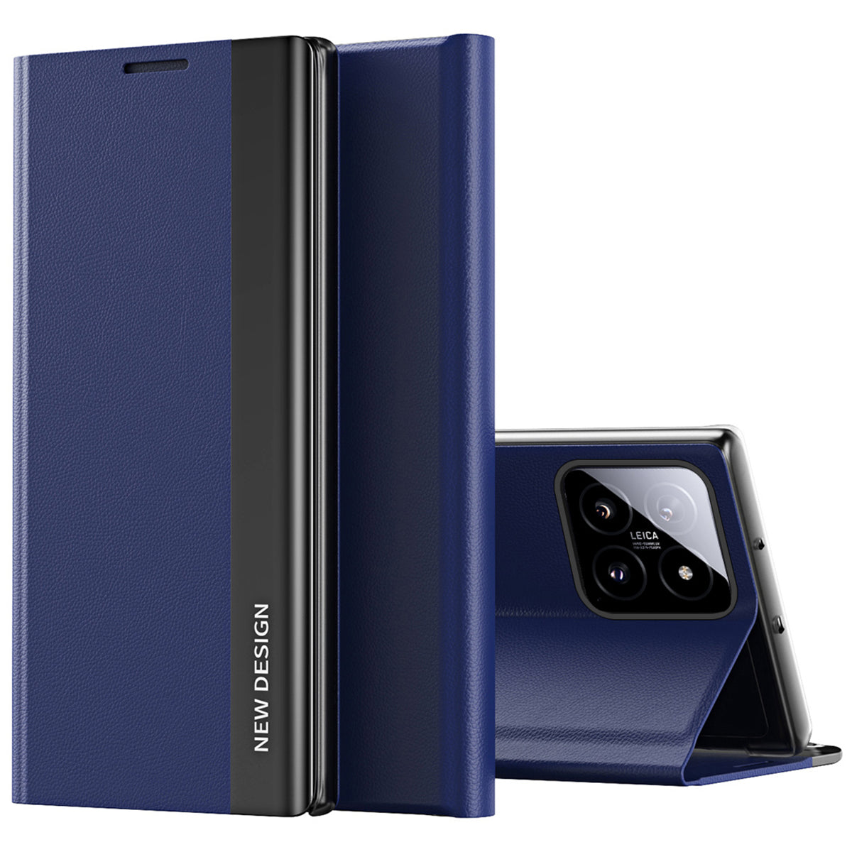 For Xiaomi 14 Case Nano Adsorption PU Leather Stand Phone Cover