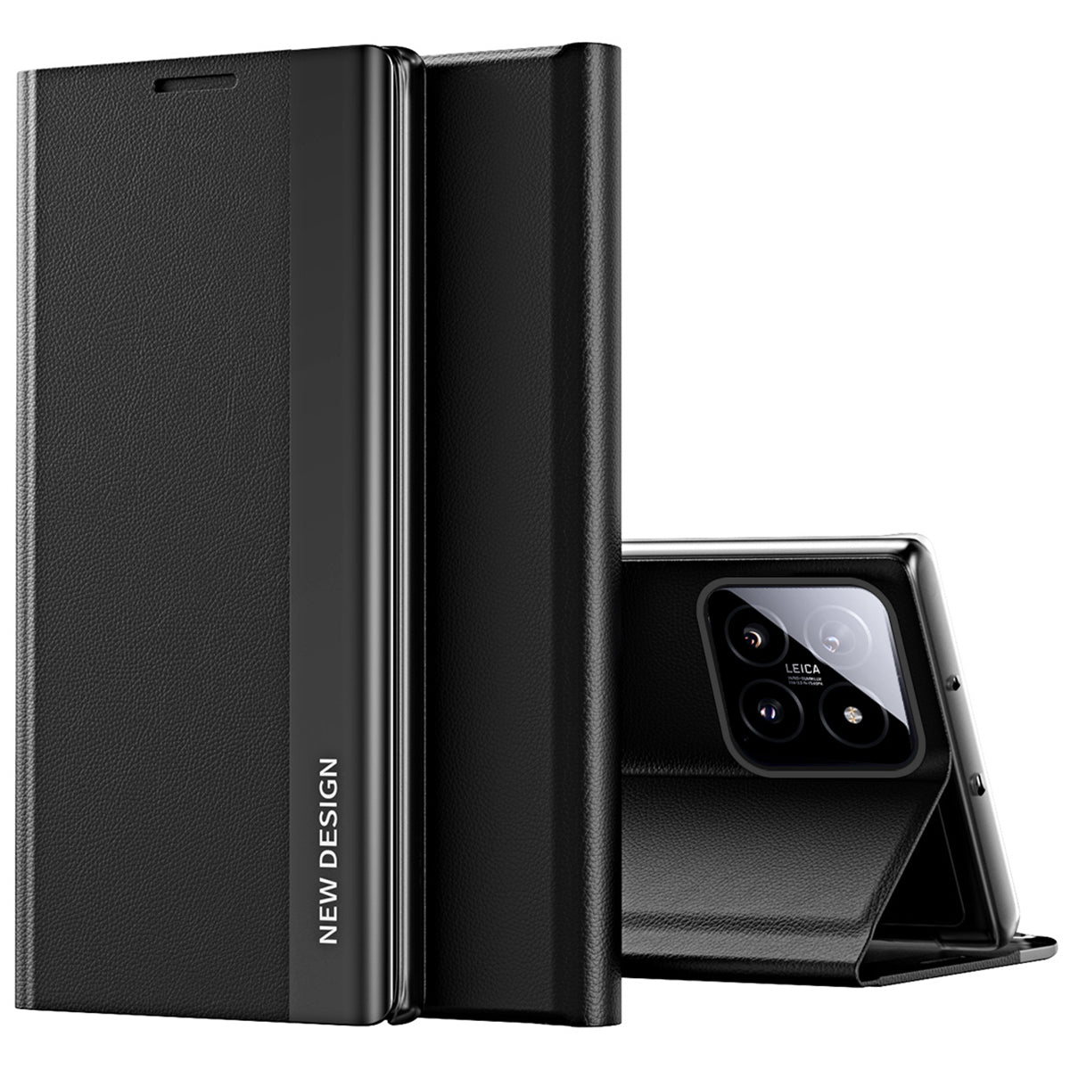 For Xiaomi 14 Case Nano Adsorption PU Leather Stand Phone Cover