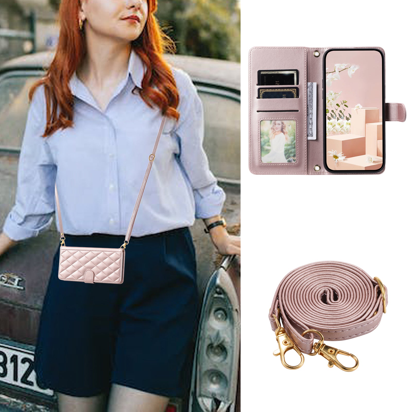 For Oppo Reno10 5G (Global) / Reno10 Pro 5G (Global) Case PU Leather Flip Stand Phone Cover