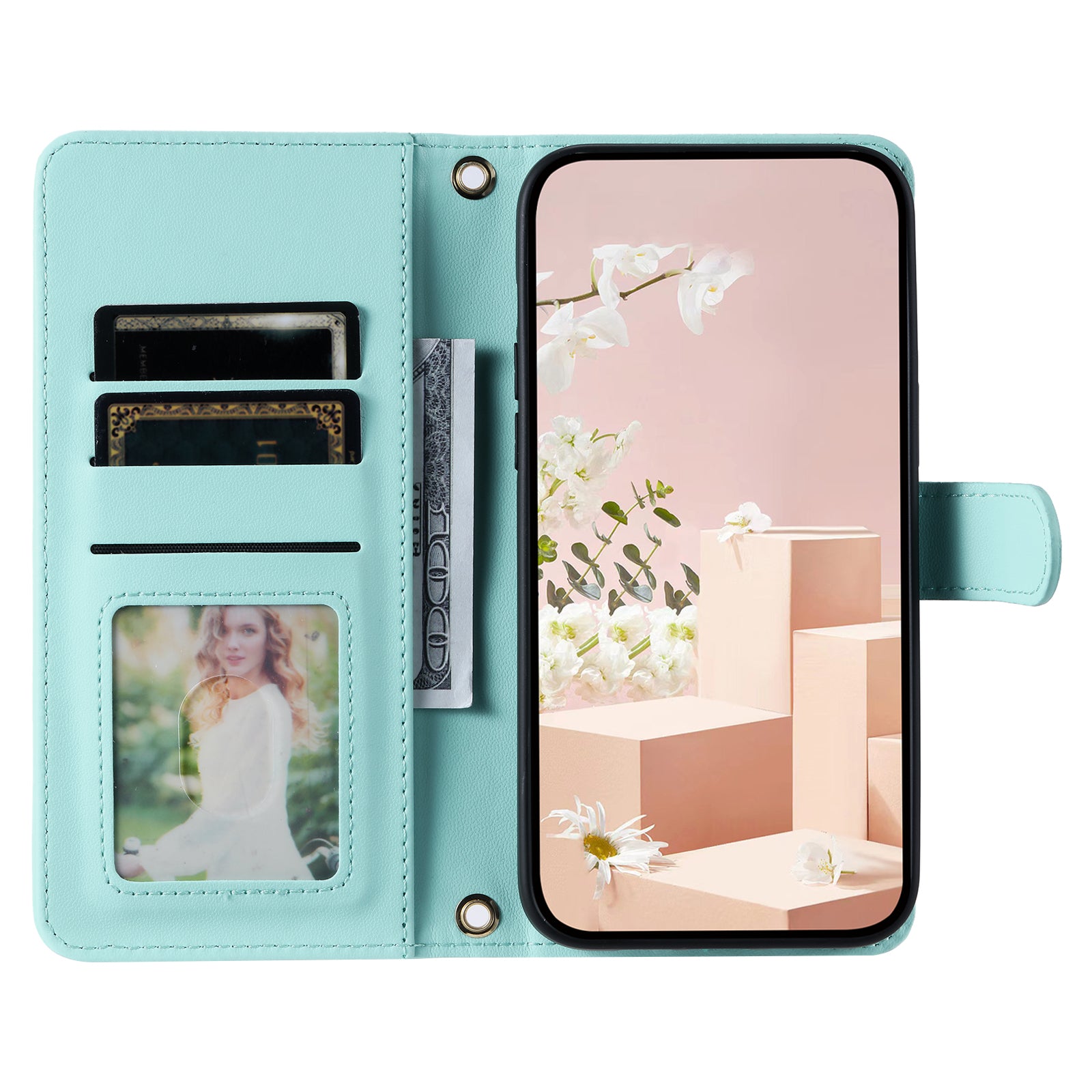 For vivo Y20 / Y20i / Y20s / Y20A / Y20G / Y11s / Y12s / iQOO U1x / Y12a Case Leather Wallet Flip Phone Cover with Shoulder Strap