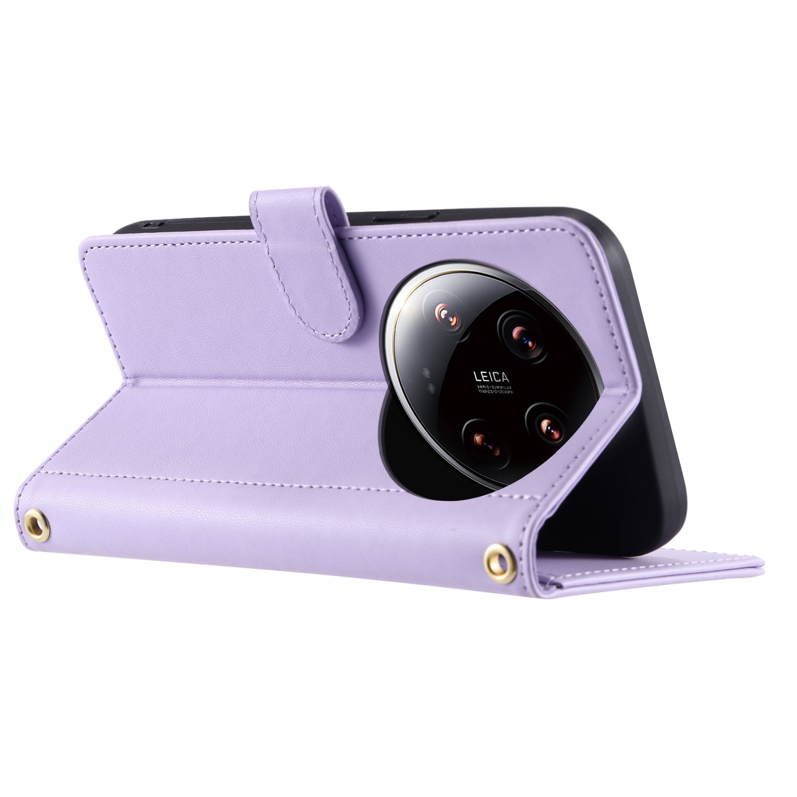 For Xiaomi 14 Ultra Wallet Case PU Leather Flip Stand View Phone Cover