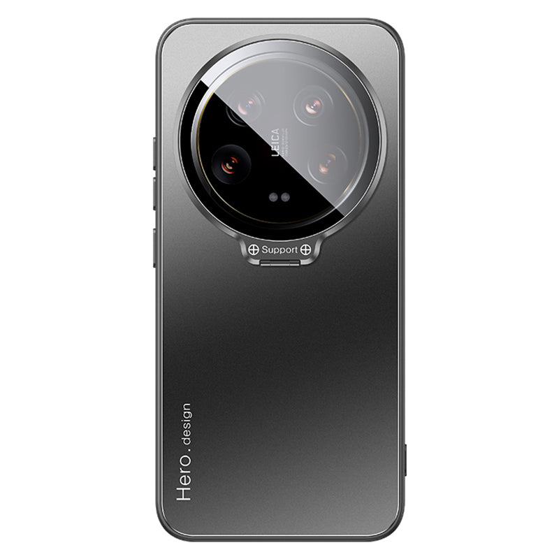 For Xiaomi 14 Ultra Phone Case Magnetic Hidden Kickstand Back Cover Full Lens Protection