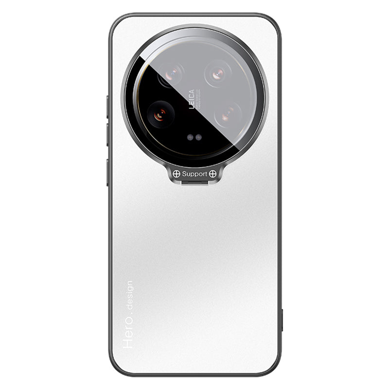 For Xiaomi 14 Ultra Phone Case Magnetic Hidden Kickstand Back Cover Full Lens Protection