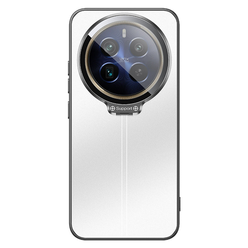 For Realme 12 Pro 5G / 12 Pro+ 5G Case Built-in Lens Film PC+TPU Phone Cover Support Magnetic Car Mount