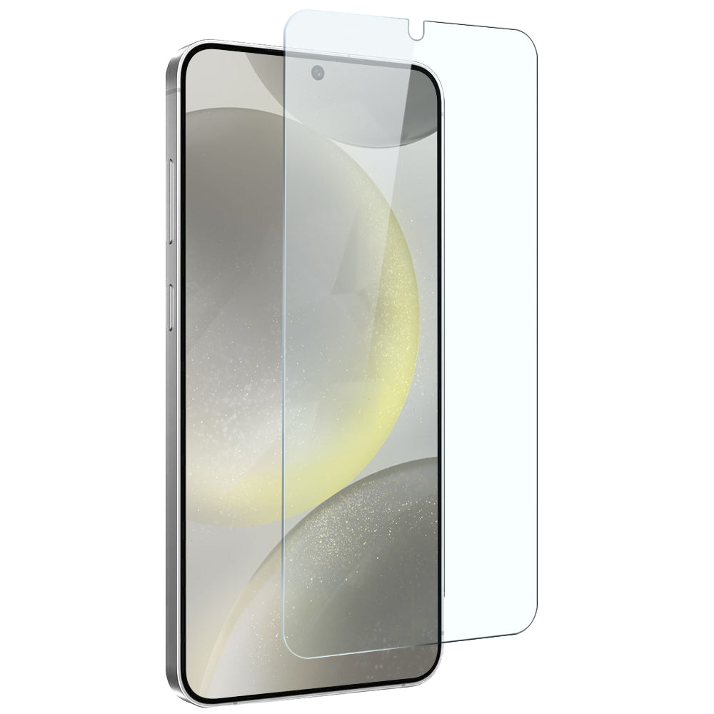 NORTHJO For Samsung Galaxy S24+ Clear TPU Phone Case+Tempered Glass Film (Support Fingerprint Unlock)