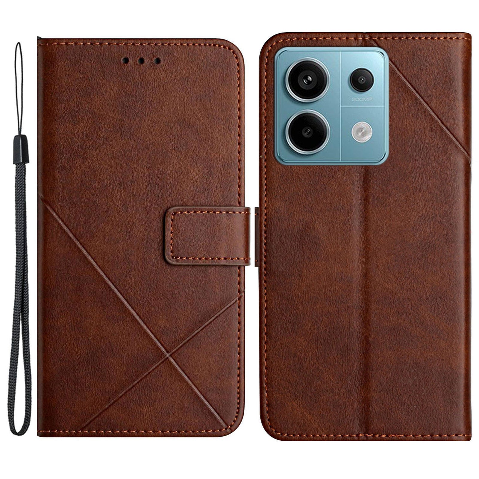 For Xiaomi Redmi Note 13 Pro 5G / Poco X6 5G Leather Case Wallet Stand Flip Phone Cover