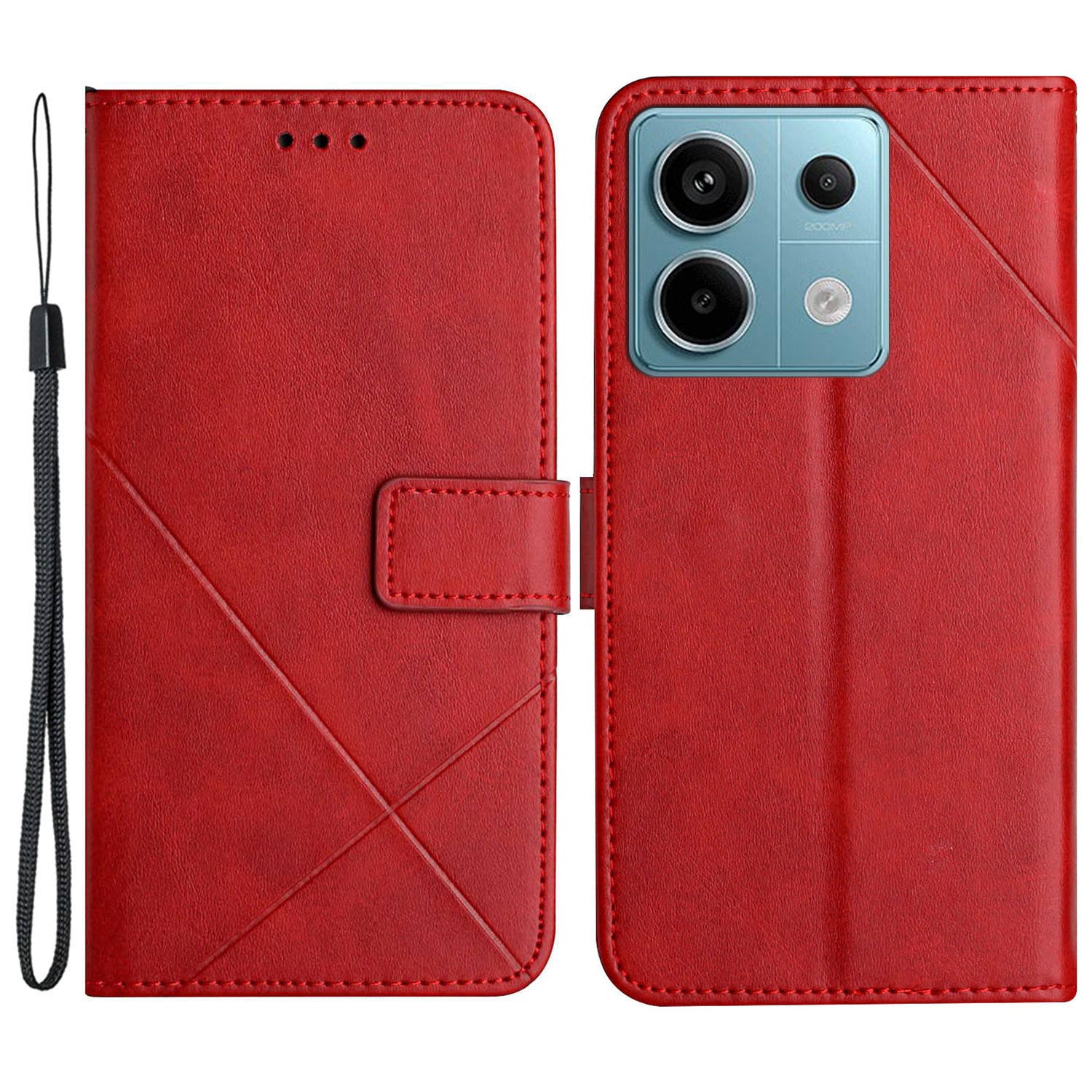 For Xiaomi Redmi Note 13 Pro 5G / Poco X6 5G Leather Case Wallet Stand Flip Phone Cover