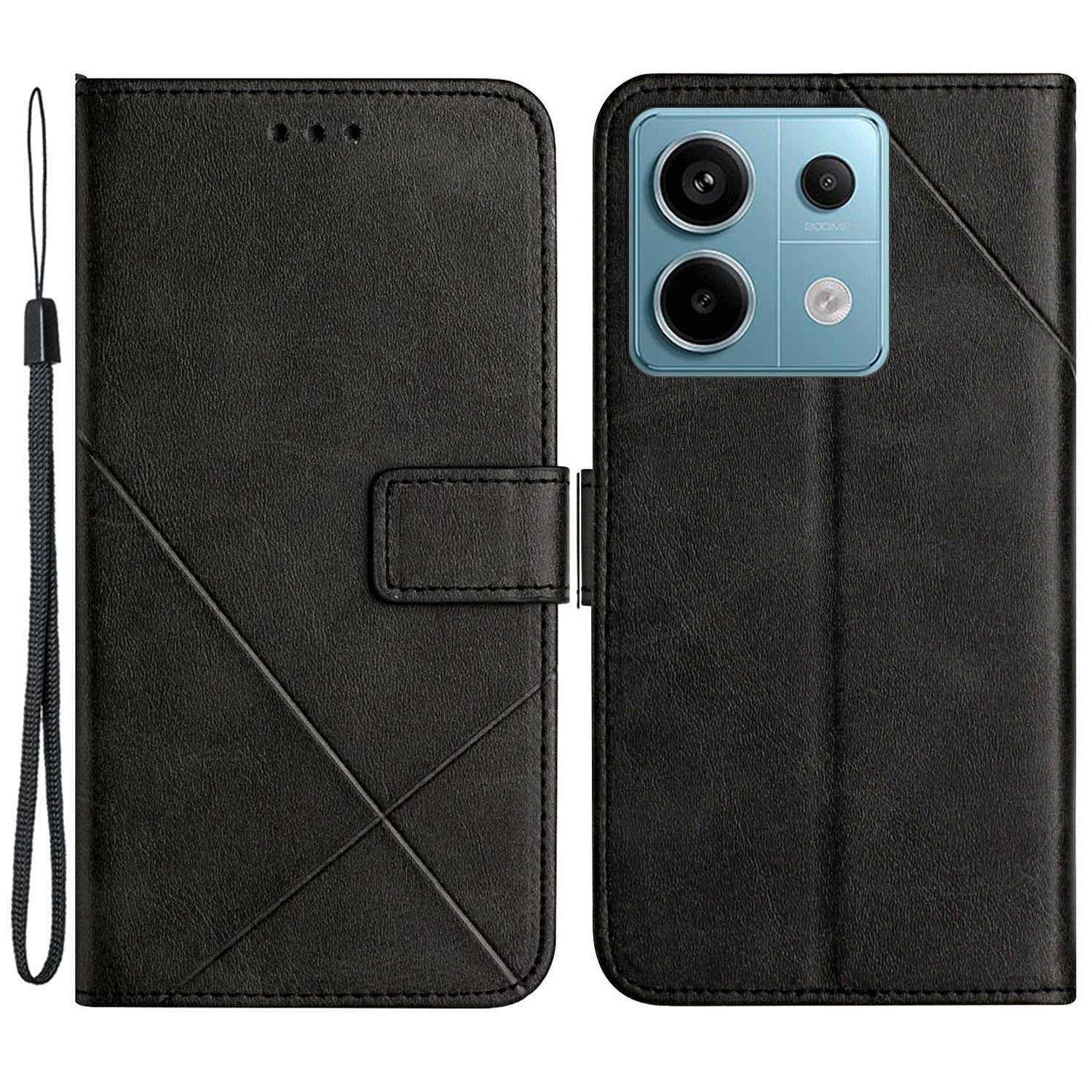 For Xiaomi Redmi Note 13 Pro 5G / Poco X6 5G Leather Case Wallet Stand Flip Phone Cover