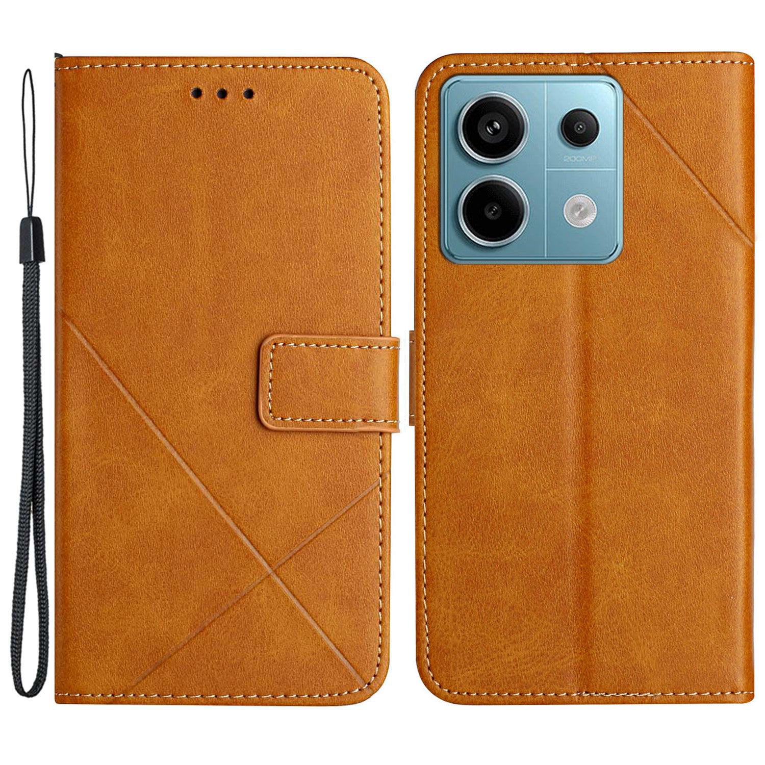 For Xiaomi Redmi Note 13 Pro 5G / Poco X6 5G Leather Case Wallet Stand Flip Phone Cover