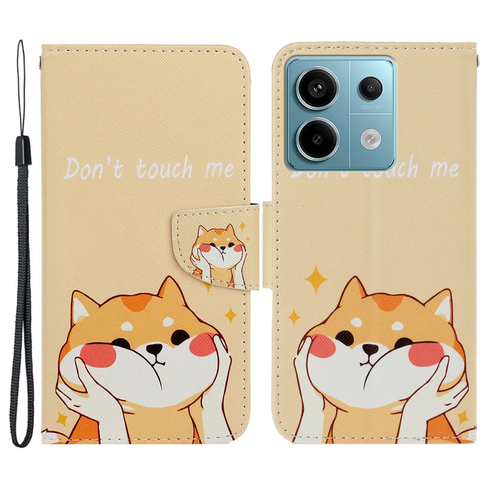 For Xiaomi Redmi Note 13 Pro 5G / Poco X6 5G Wallet Case Pattern Print Leather Phone Cover