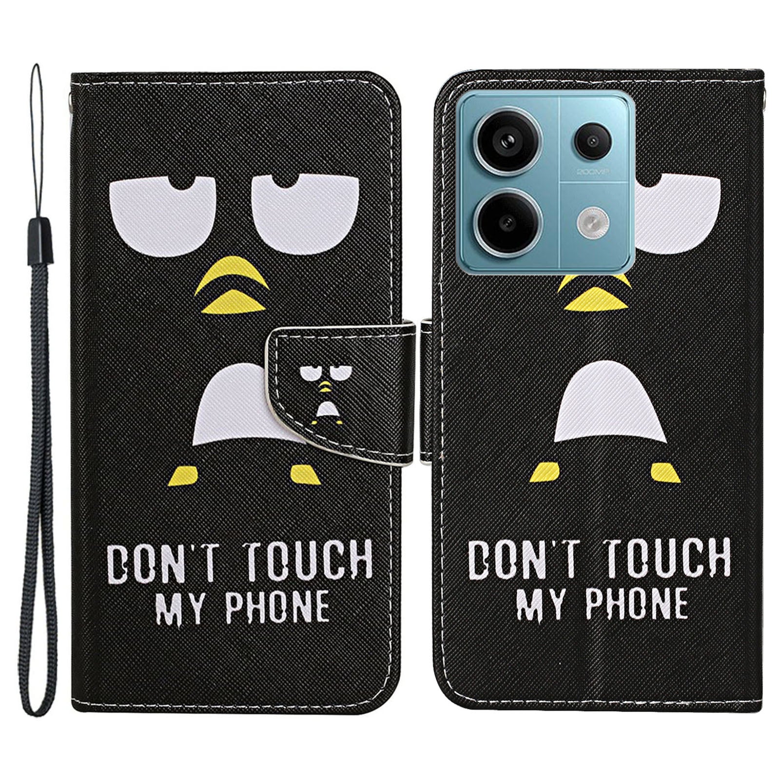 For Xiaomi Redmi Note 13 Pro 5G / Poco X6 5G Wallet Case Pattern Print Leather Phone Cover