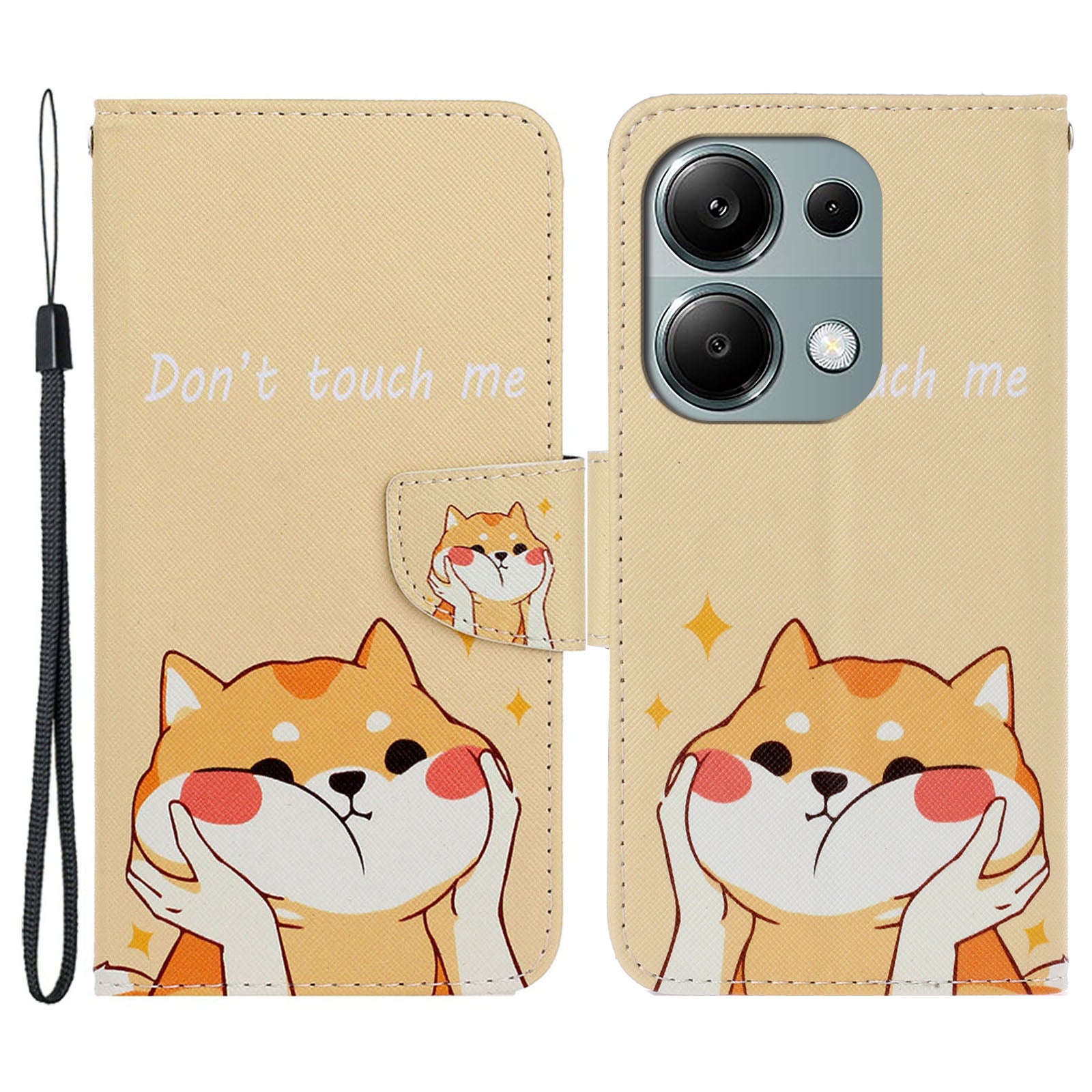 For Xiaomi Redmi Note 13 Pro 4G / Poco M6 Pro 4G Leather Case Pattern Printing Wallet Phone Cover