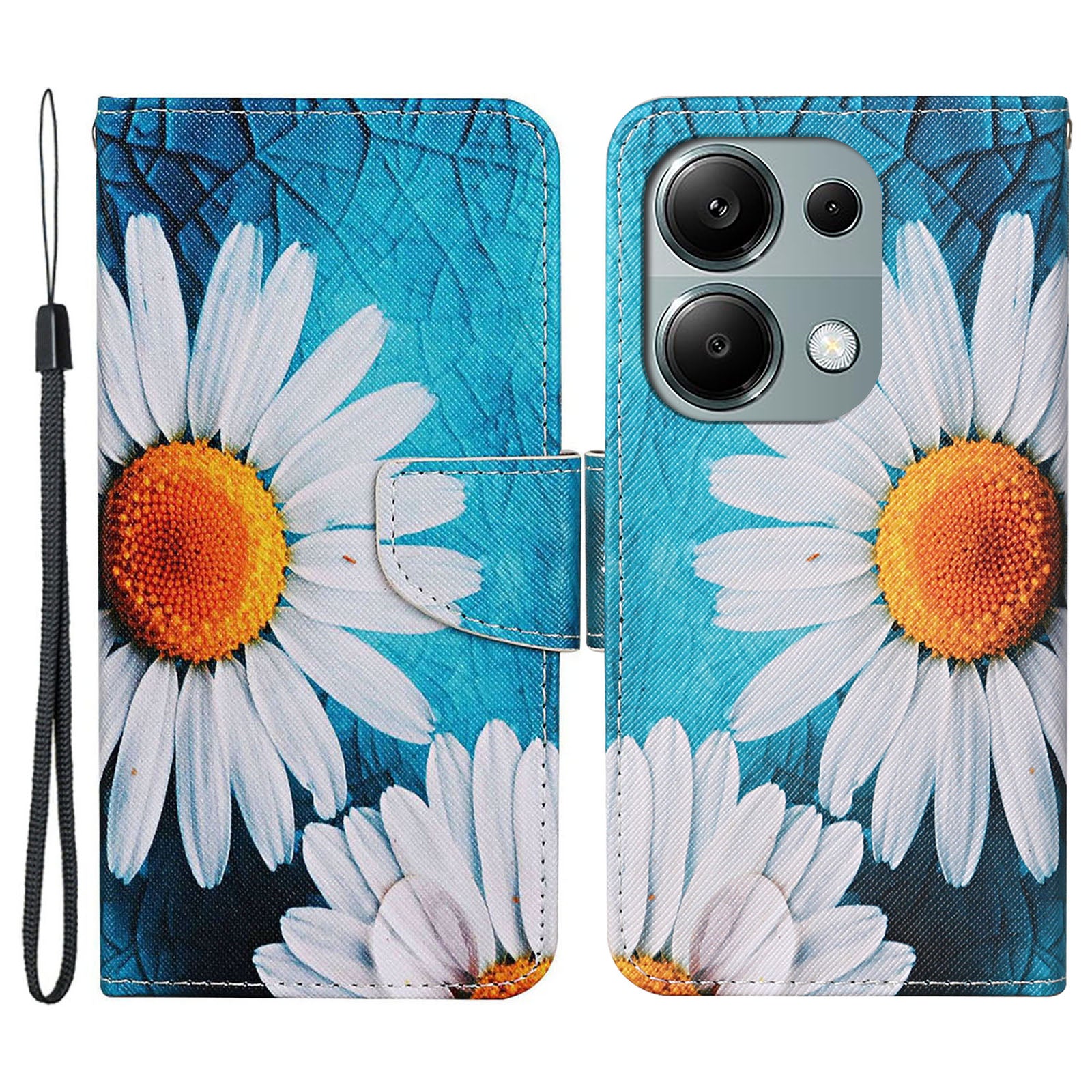 For Xiaomi Redmi Note 13 Pro 4G / Poco M6 Pro 4G Leather Case Pattern Printing Wallet Phone Cover