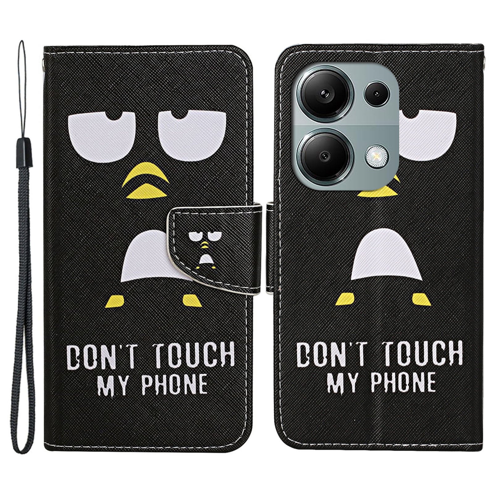 For Xiaomi Redmi Note 13 Pro 4G / Poco M6 Pro 4G Leather Case Pattern Printing Wallet Phone Cover