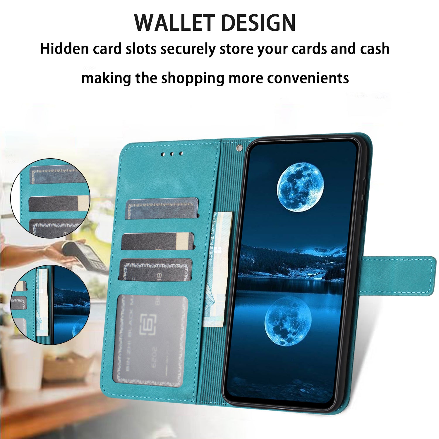 For Xiaomi Redmi Note 13 Pro 4G / Poco M6 Pro 4G Wallet Case Solid Color PU Leather Stand Phone Cover