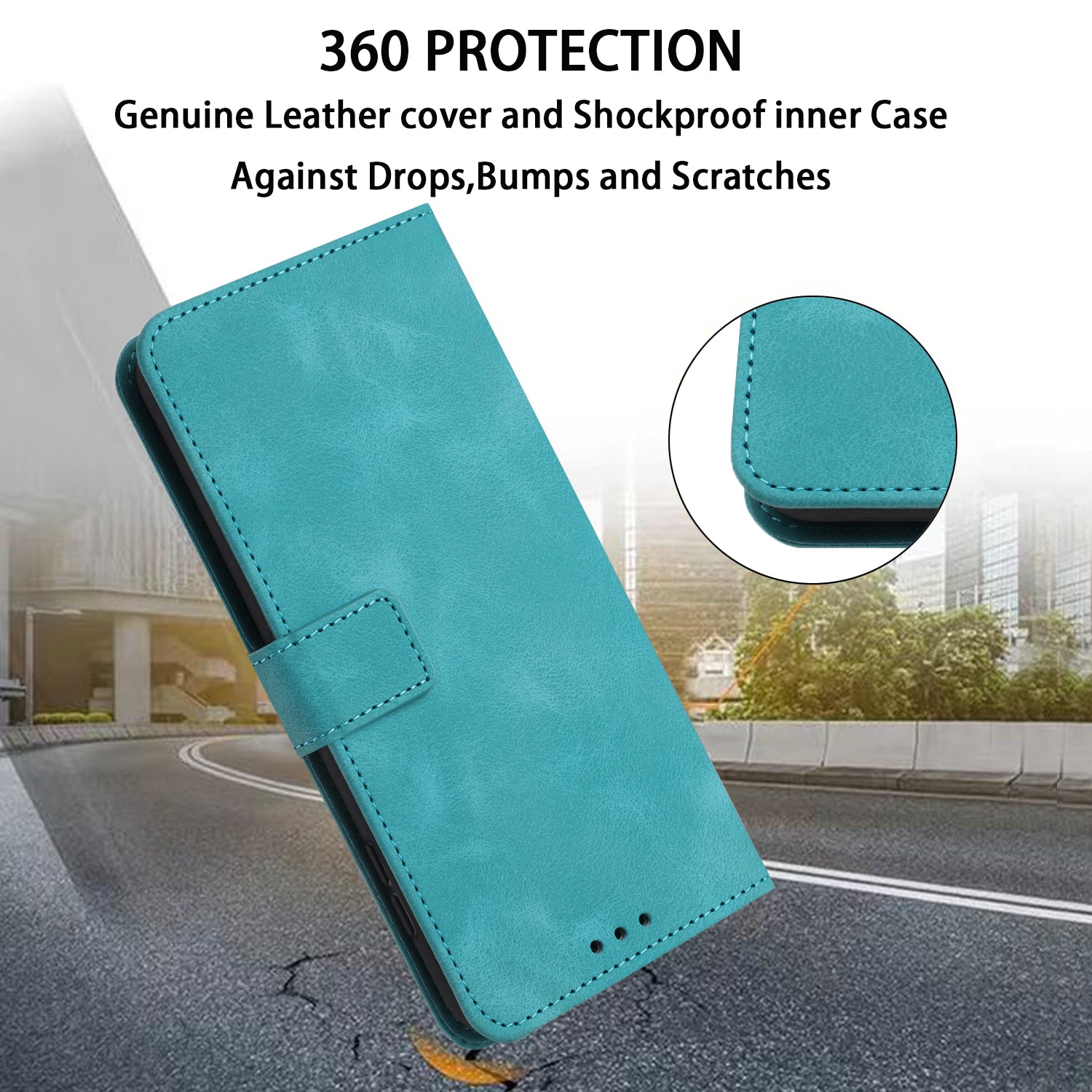For Xiaomi Redmi Note 13 Pro 4G / Poco M6 Pro 4G Wallet Case Solid Color PU Leather Stand Phone Cover