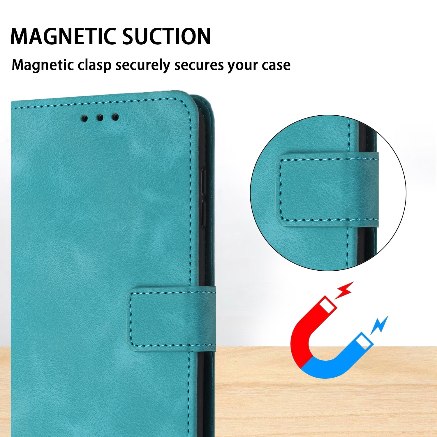 For Xiaomi Redmi Note 13 Pro 4G / Poco M6 Pro 4G Wallet Case Solid Color PU Leather Stand Phone Cover