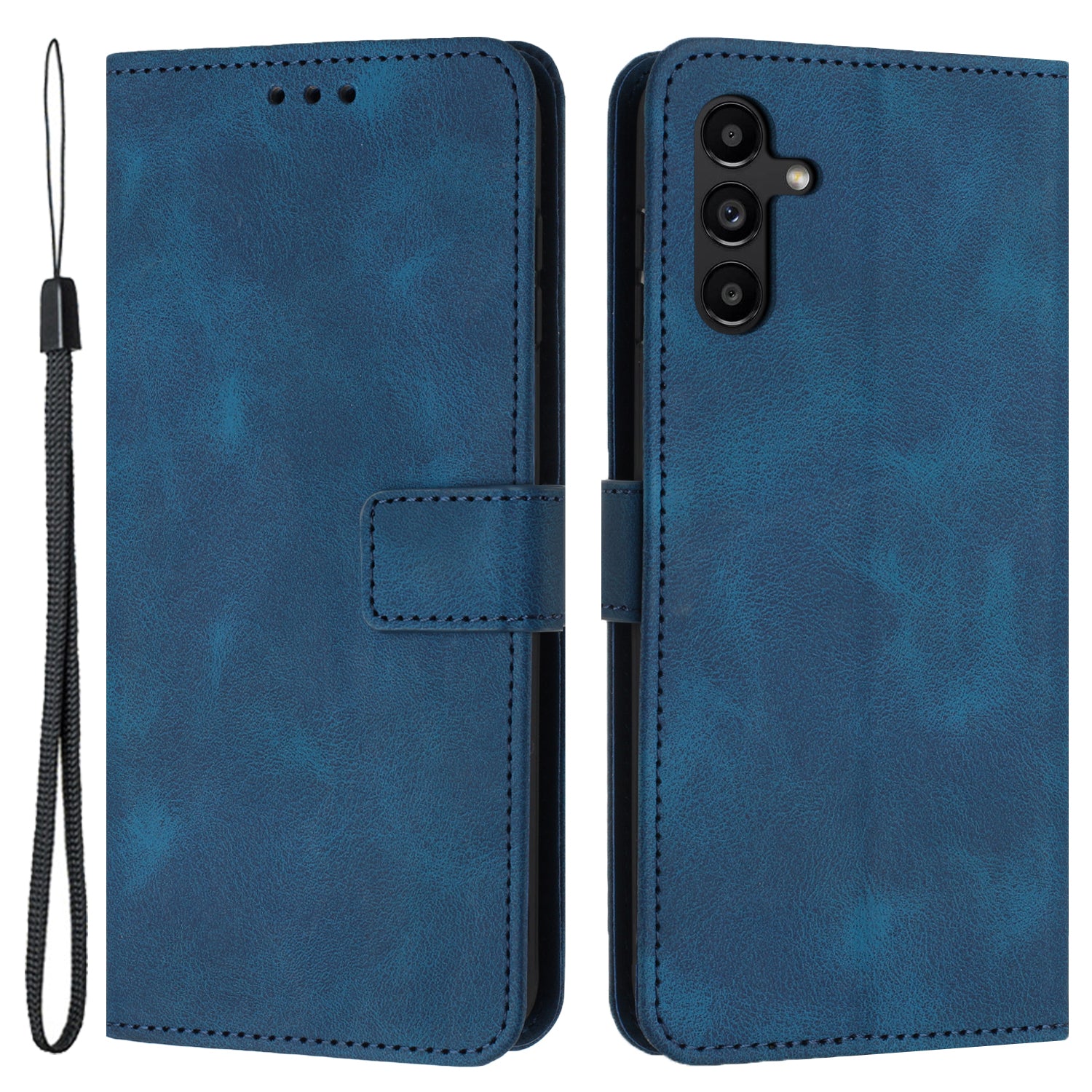 For Samsung Galaxy S23 FE Case Skin-touch PU Leather Wallet Folio Flip Phone Cover