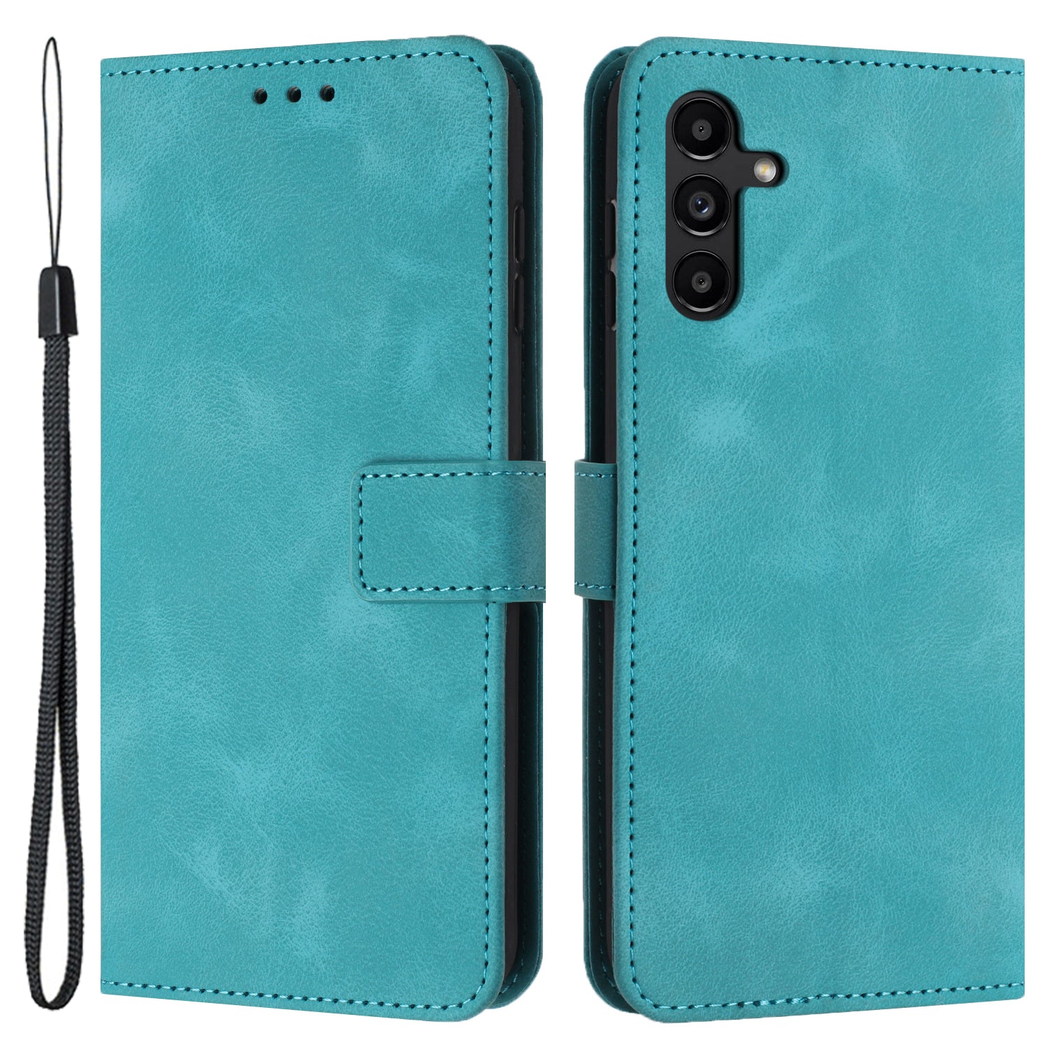For Samsung Galaxy S23 FE Case Skin-touch PU Leather Wallet Folio Flip Phone Cover