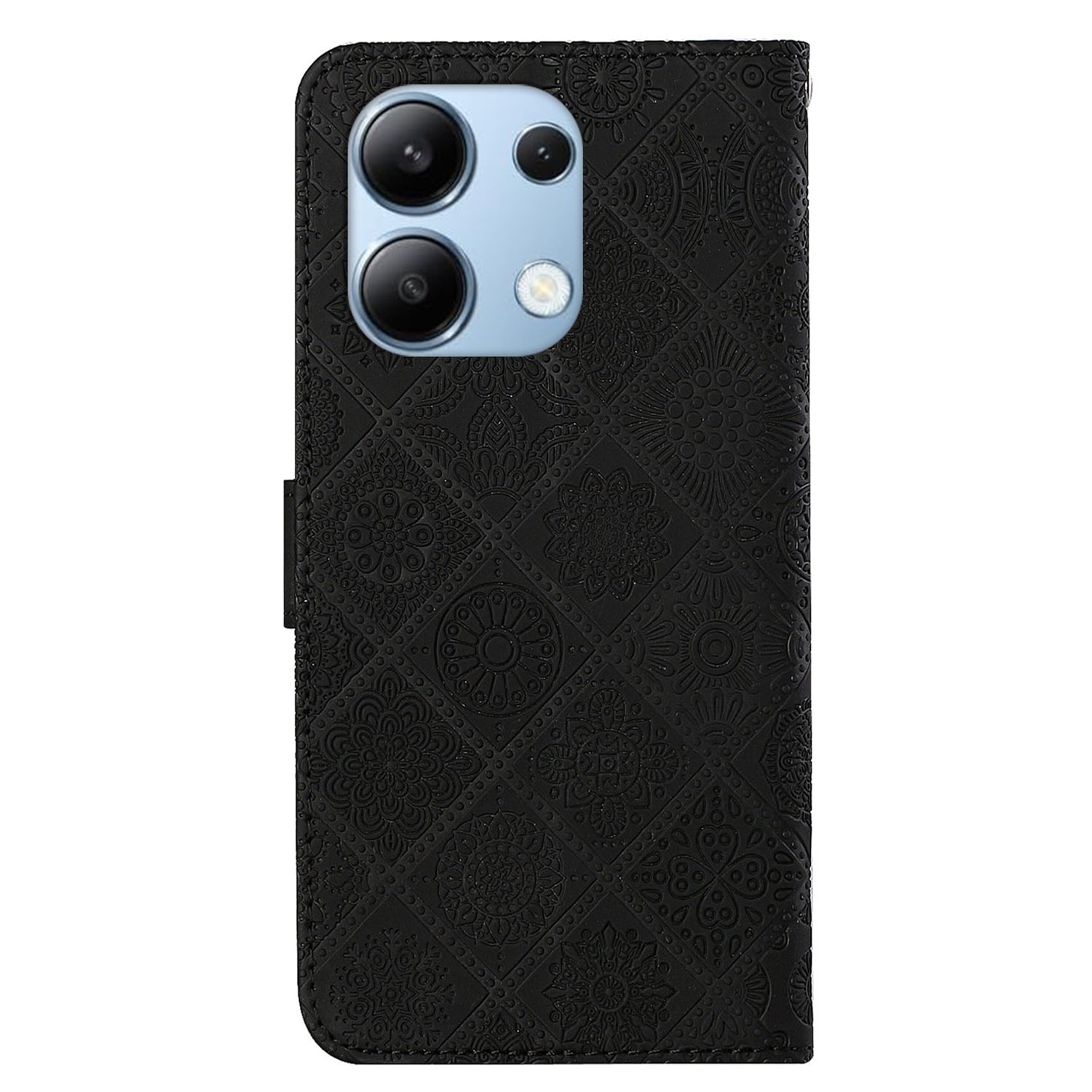 For Xiaomi Redmi Note 13 4G Cell Phone Case Ethnic Style Imprinted Flower Pattern Cover