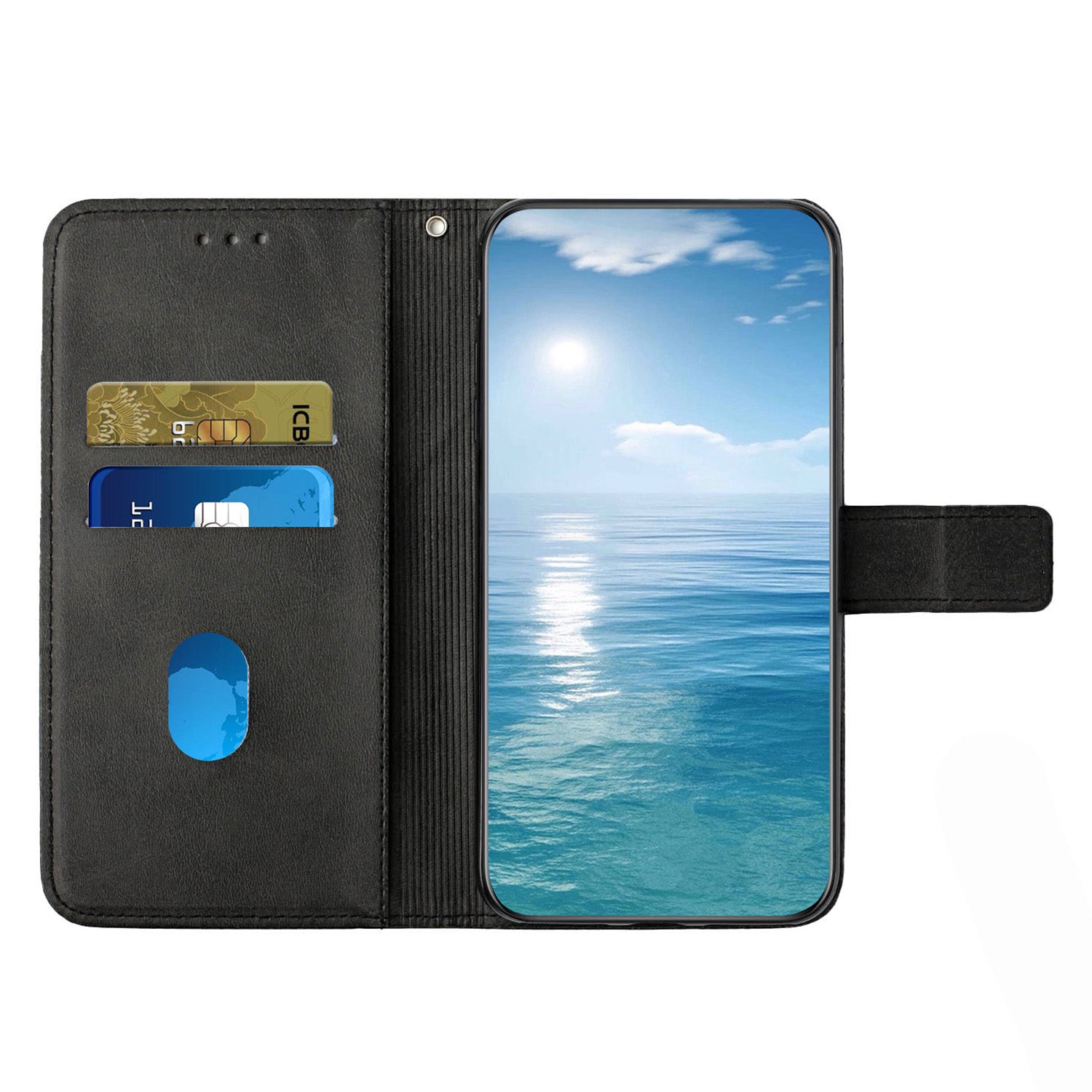 For Xiaomi Redmi Note 13 5G Leather Case Line Pattern Wallet Phone Cover