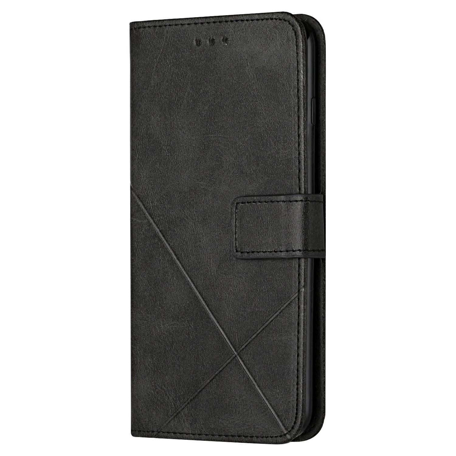 For Xiaomi Redmi Note 13 5G Leather Case Line Pattern Wallet Phone Cover