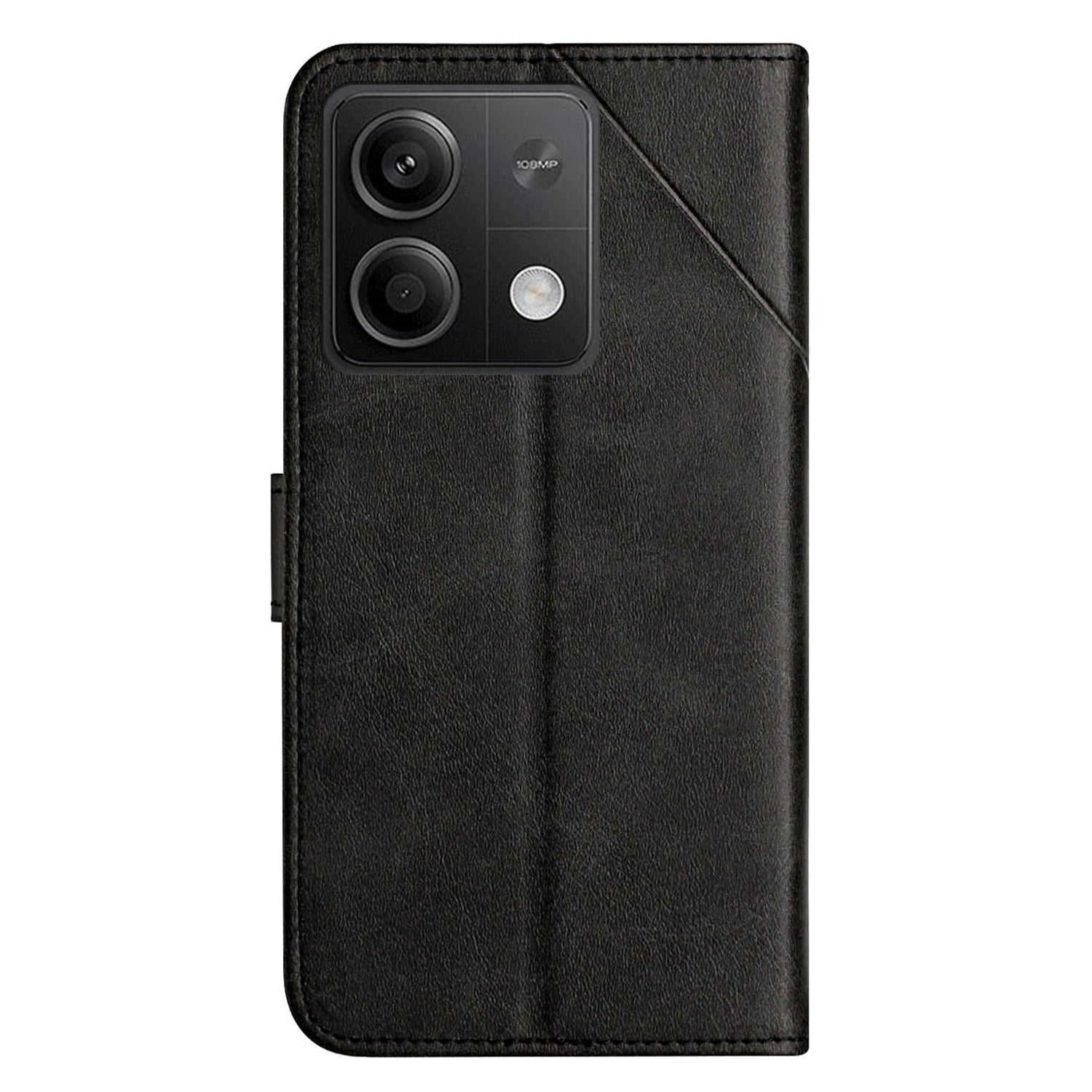 For Xiaomi Redmi Note 13 5G Leather Case Line Pattern Wallet Phone Cover