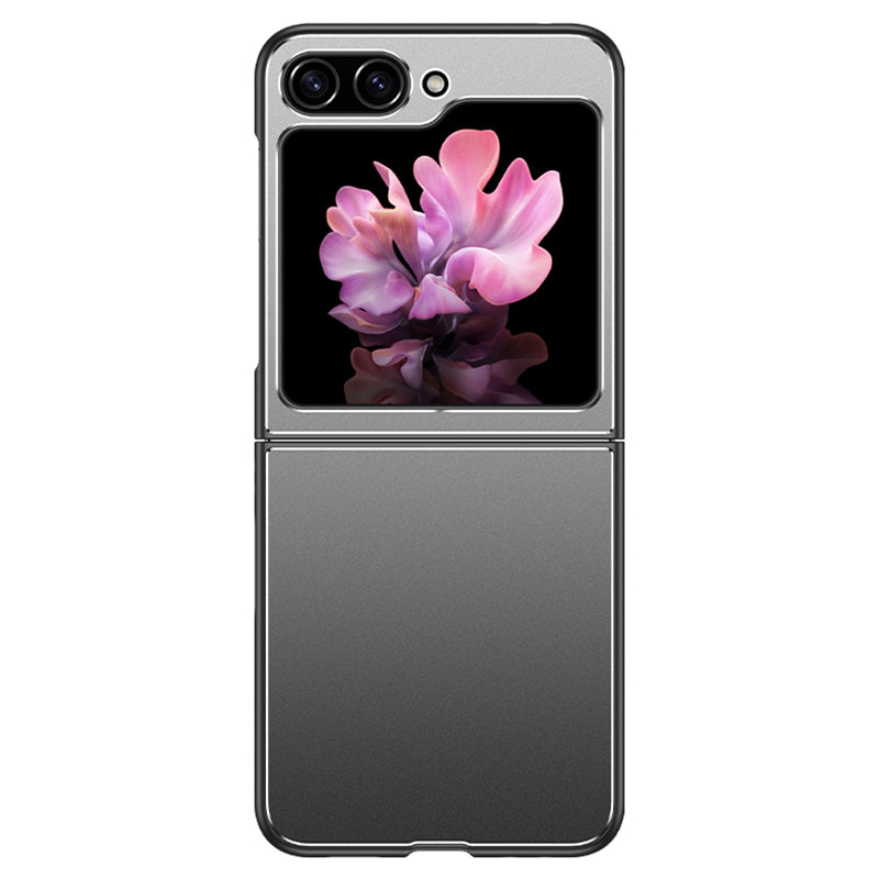 For Samsung Galaxy Z Flip 5G Case Metal+PC+TPU Matte Cell Phone Protective Cover