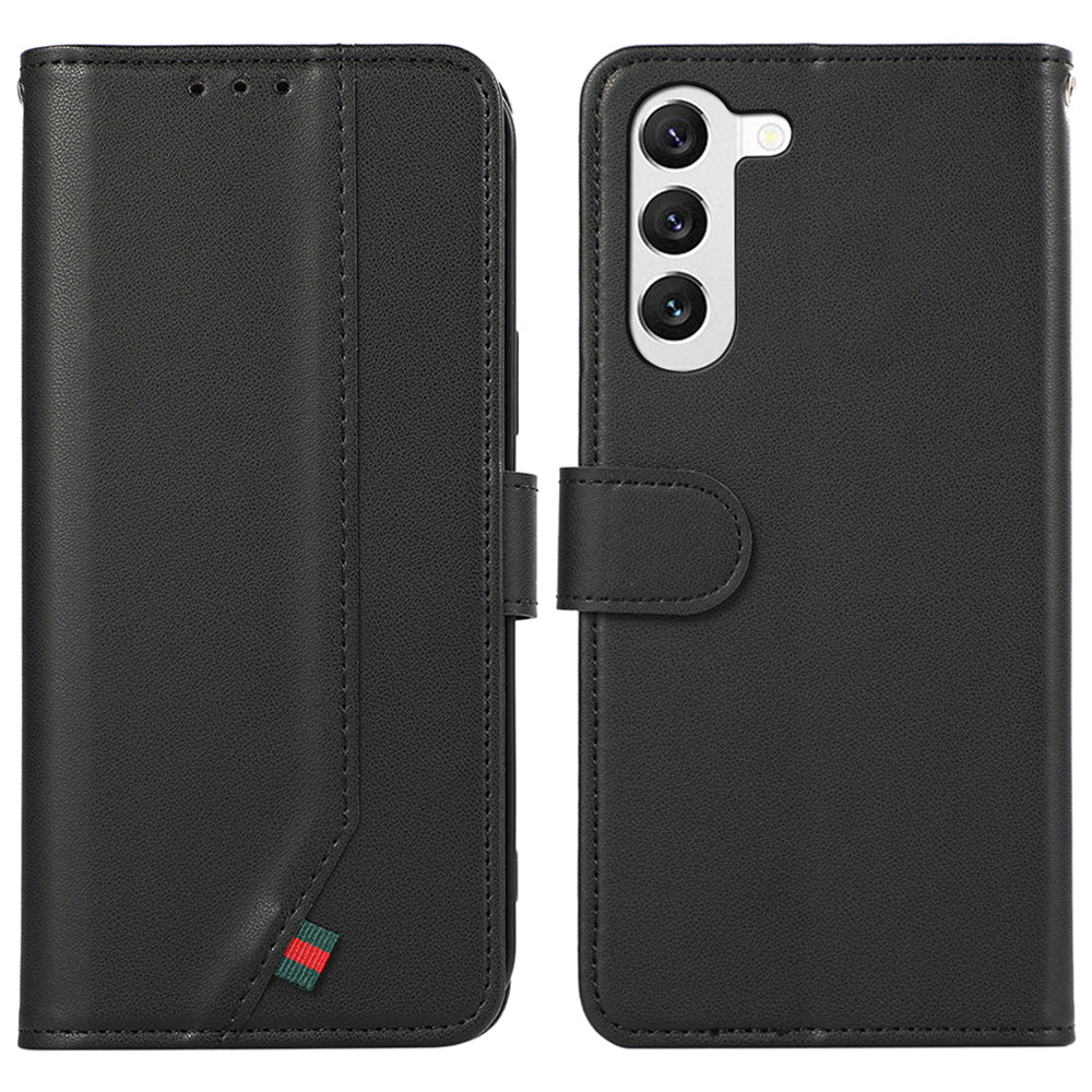 For Samsung Galaxy S23 Wallet Case RFID Blocking PU Leather Stand Flip Phone Cover