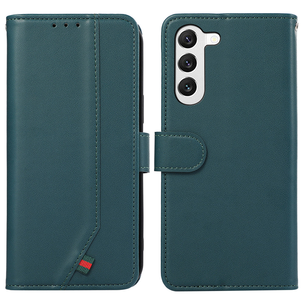 For Samsung Galaxy S23 Wallet Case RFID Blocking PU Leather Stand Flip Phone Cover