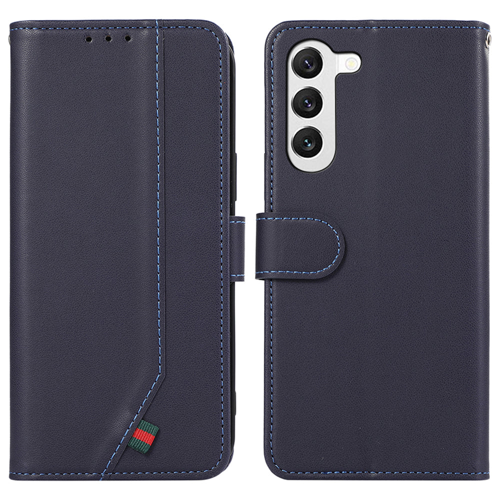 For Samsung Galaxy S23 Wallet Case RFID Blocking PU Leather Stand Flip Phone Cover
