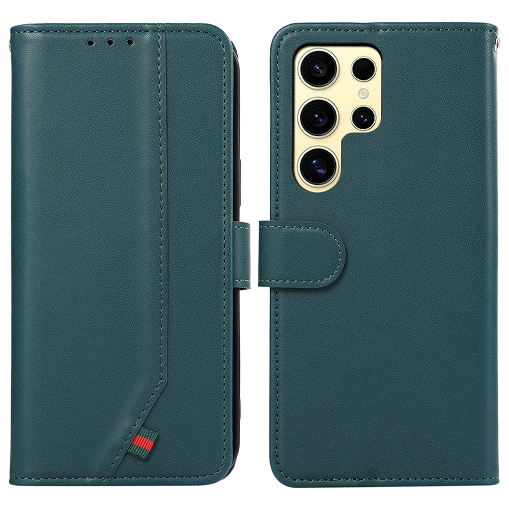 For Samsung Galaxy S23 Ultra Case Flip Wallet Leather Phone Cover with RFID Blocking Protection
