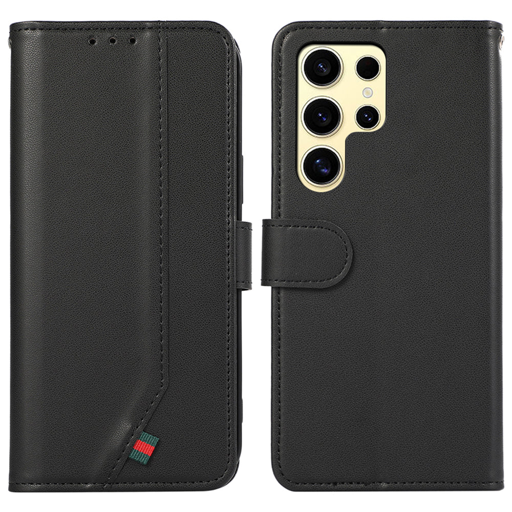 For Samsung Galaxy S23 Ultra Case Flip Wallet Leather Phone Cover with RFID Blocking Protection