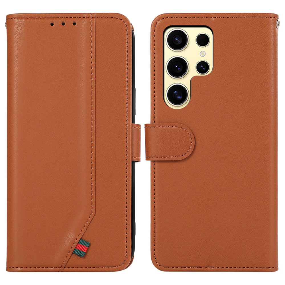 For Samsung Galaxy S23 Ultra Case Flip Wallet Leather Phone Cover with RFID Blocking Protection