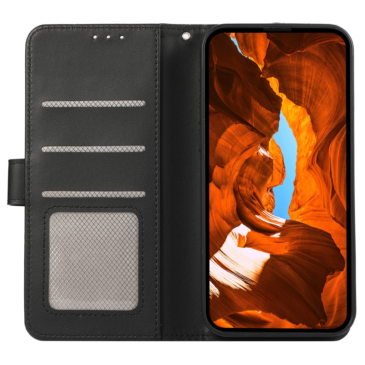 For iPhone 12 / 12 Pro Case RFID Blocking PU Leather Wallet Stand Flip Phone Cover