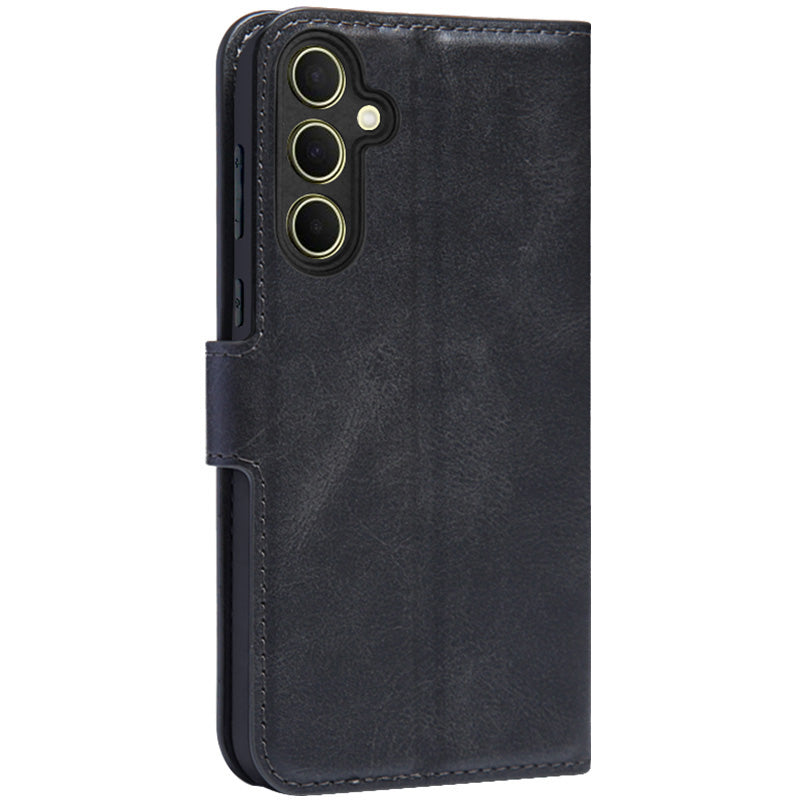 IMAK For Samsung Galaxy A55 5G Case Leather Card Holders Stand Phone Cover