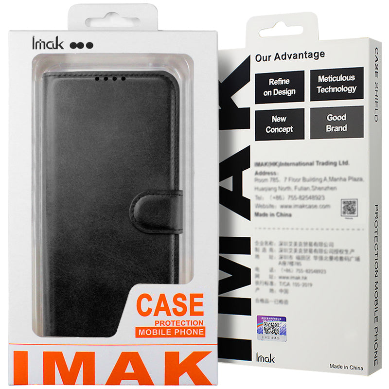 IMAK For Samsung Galaxy A35 5G Leather Case Stand Wallet Protective Phone Cover