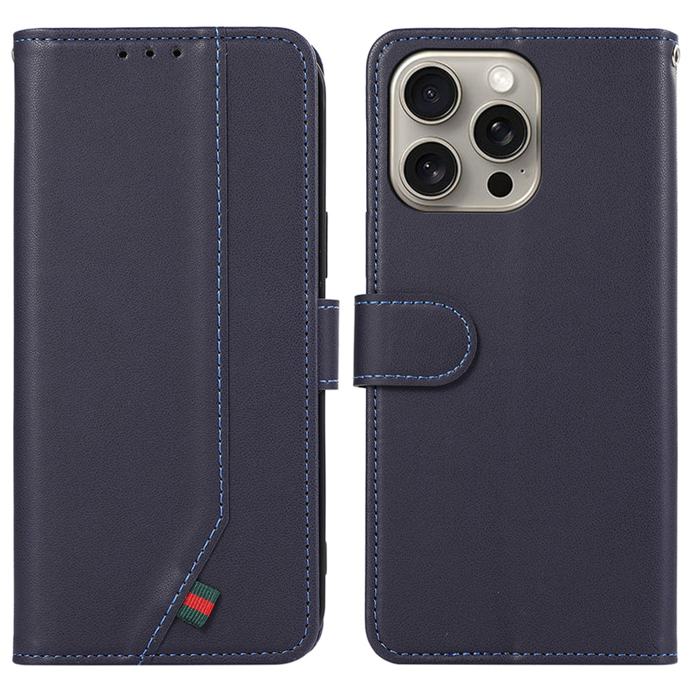 For iPhone 14 Pro Max Wallet Case RFID Blocking PU Leather Phone Cover