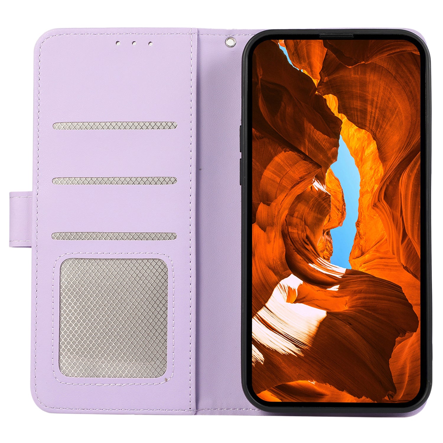Leather Case for iPhone 15 Plus Cover RFID Blocking Wallet Stand Phone Shell