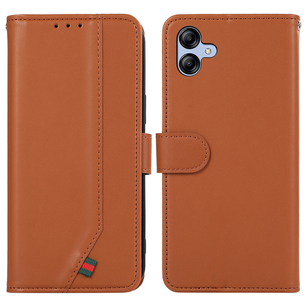 For Samsung Galaxy A05 4G Case PU Leather TPU Inner Shell Wallet RFID Blocking Phone Cover