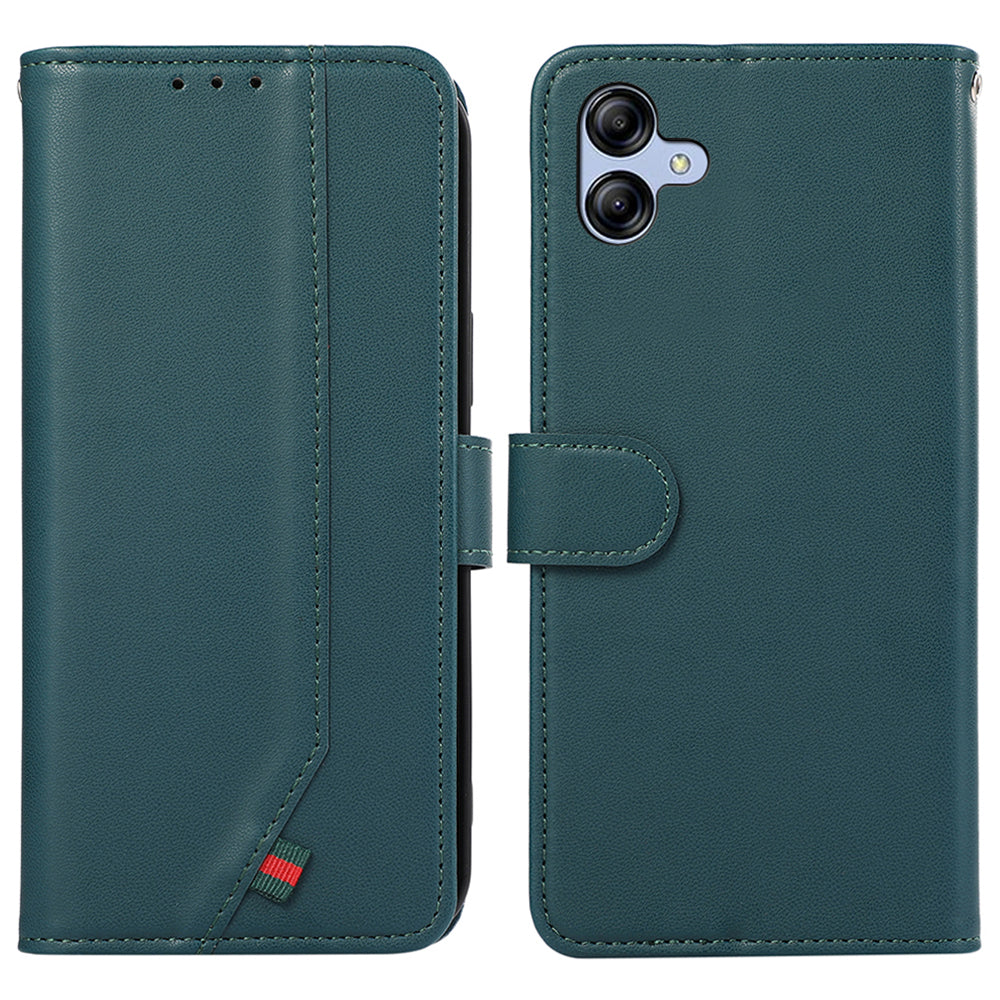 For Samsung Galaxy A04 4G (164.4 x 76.3 x 9.1 mm) Phone Case Wallet Leather Cover RFID Blocking