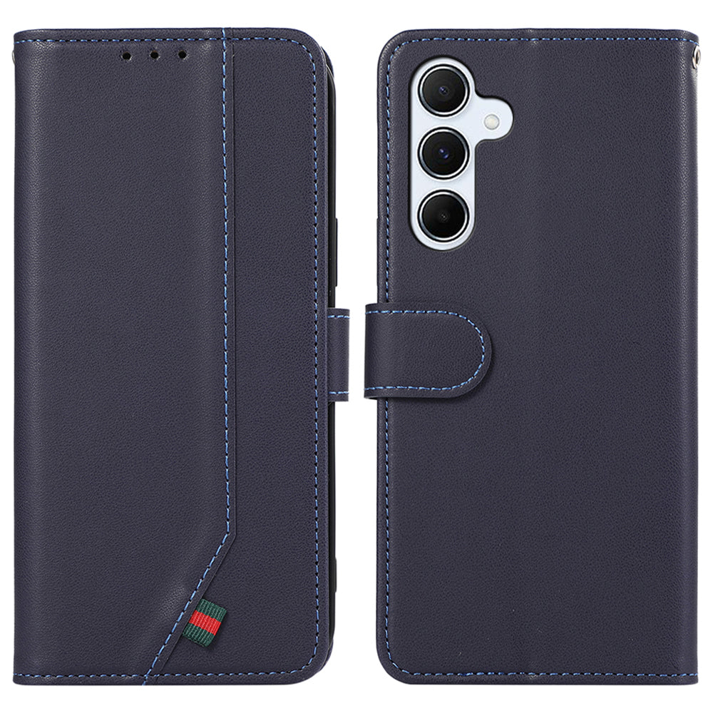 For Samsung Galaxy A34 5G Case Wallet RFID Blocking Splicing PU Leather Phone Cover