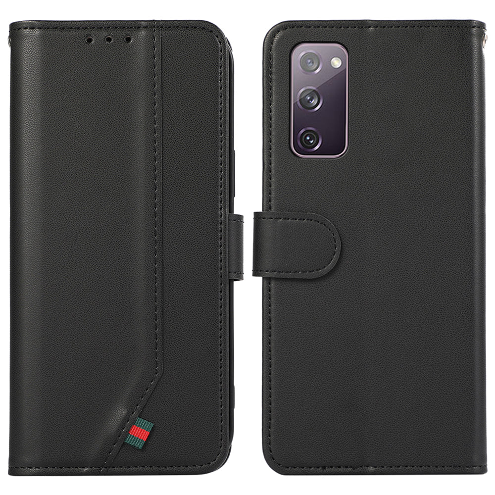 For Samsung Galaxy S20 FE / S20 FE 5G / S20 FE 2022 / S20 Lite Phone Case RFID Blocking Anti-scratch Leather Cover