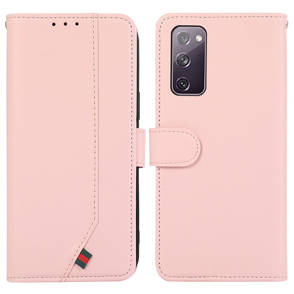 For Samsung Galaxy S20 FE / S20 FE 5G / S20 FE 2022 / S20 Lite Phone Case RFID Blocking Anti-scratch Leather Cover