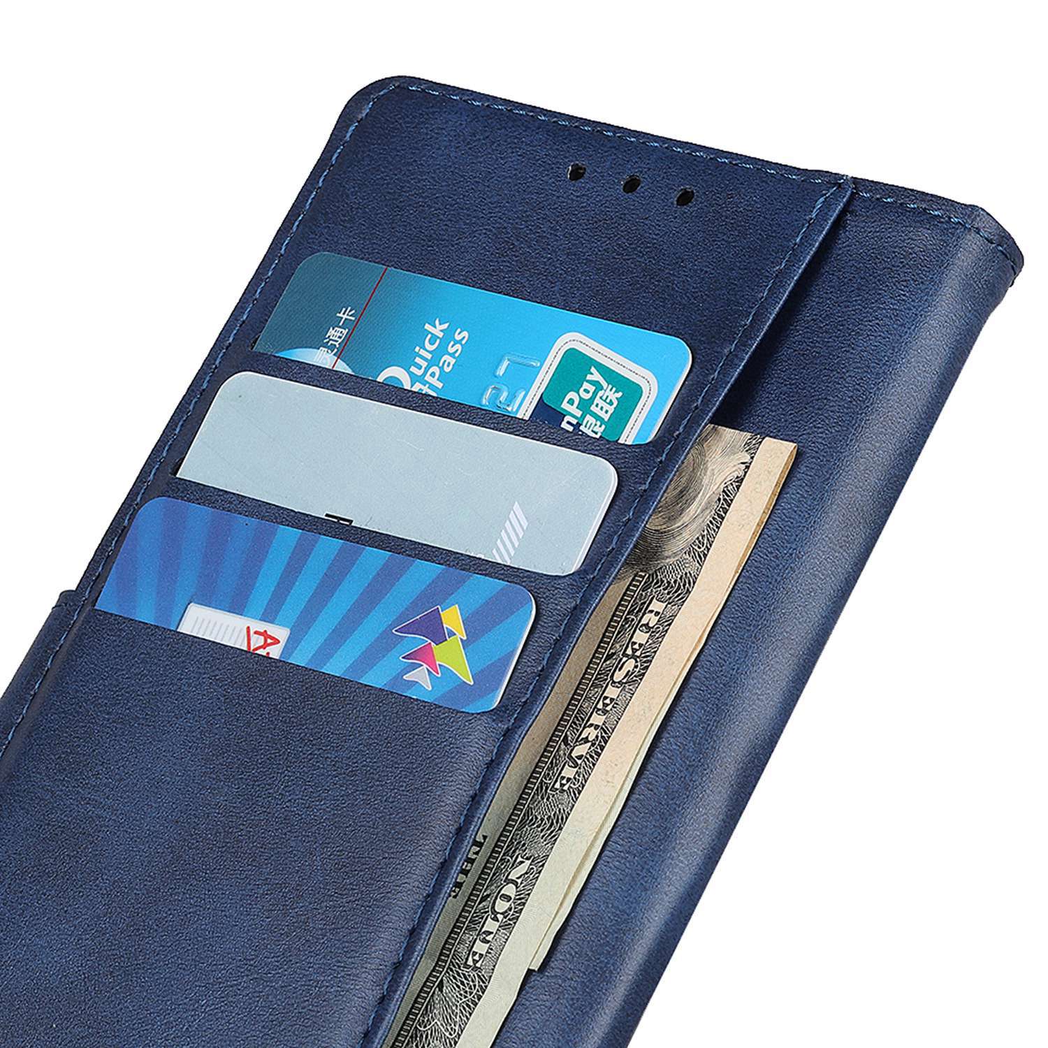 For Google Pixel 9 Pro Case Cowhide Texture Leather Wallet Stand Shockproof Phone Cover