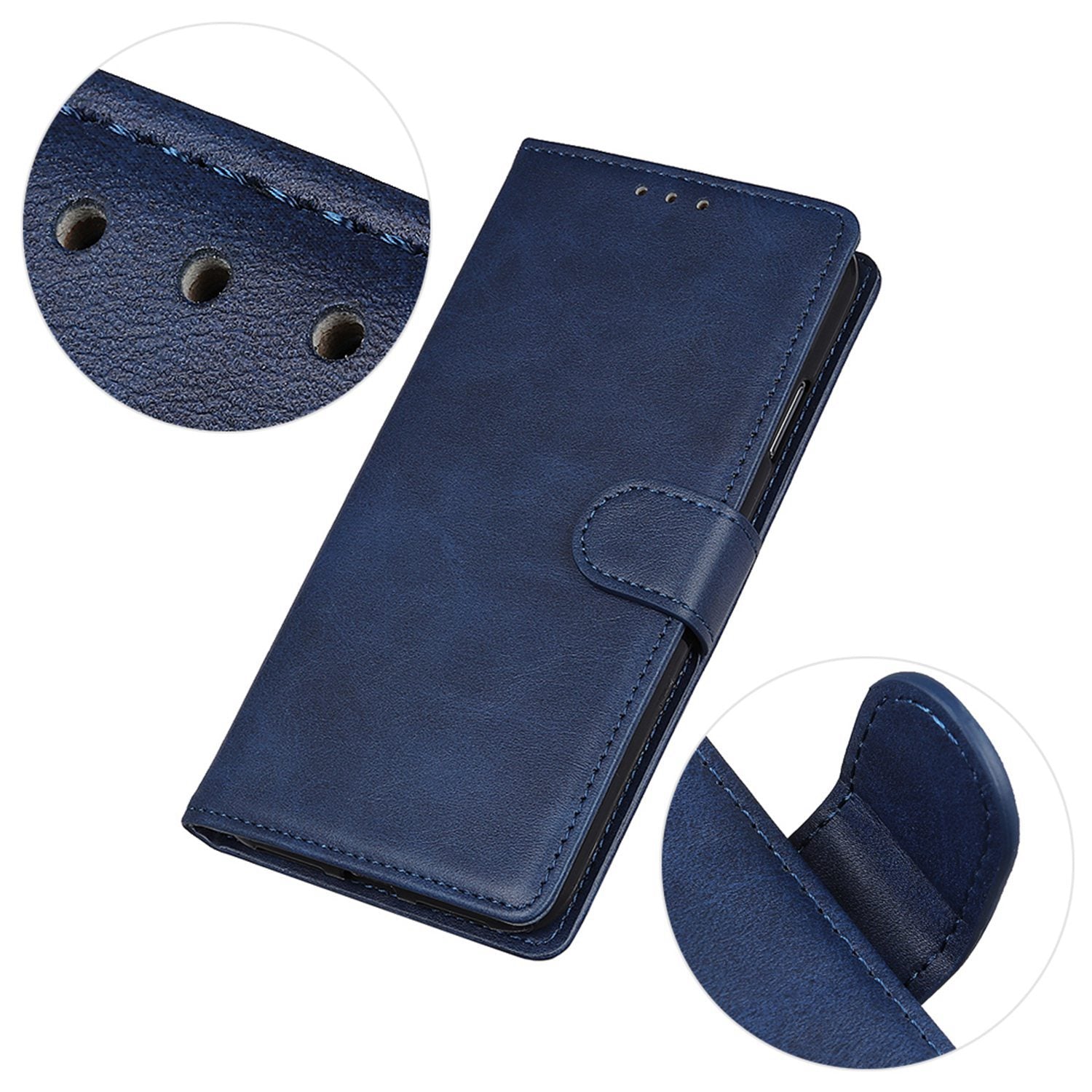 For Google Pixel 9 Pro Case Cowhide Texture Leather Wallet Stand Shockproof Phone Cover